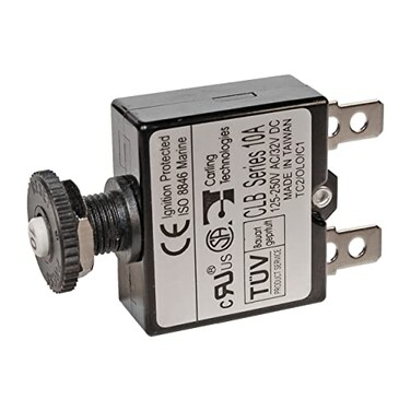 Blue Sea - 7052-BSS Circuit Breaker Push Button QC 5A ,1EA