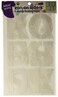 Dritz 15524 Iron-on Letters, Soft Flex, Distressed, 3-Inch, White ,5-Sheets