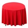 Surmente 120 Inch Red Tablecloths for Round Tables