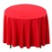 Surmente 90 Inch Red Tablecloths for Round Tables