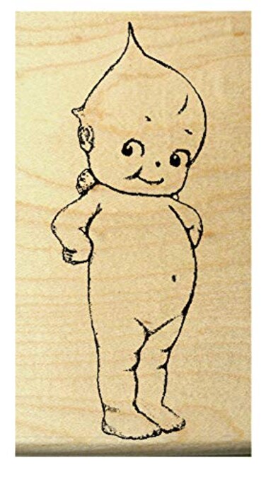 Dragonflylaser P27 Kewpie Doll Rubber Stamp