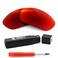 IKON LENSES Replacement Lenses For Oakley Juliet Sunglasses ,Polarized,Red Mirror