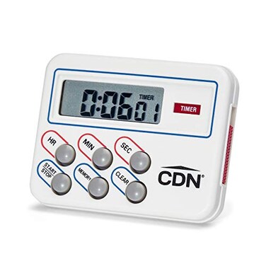 CDN Multi-Task TimerClockCounts UpDown, 24 Hours by Hours, MinutesSeconds, Memory, Clock, Stopwatch, Stand, Hang, Magnet Mounting - TM8