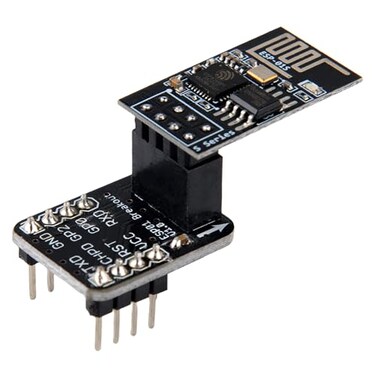 DIYmall ESP8266 ESP-01S WiFi Serial Transceiver Module with 4MB FlashESP8266 ESP-01 Breakout Board Breadboard Adapter