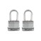 Master Lock M1XTLF Magnum Heavy Duty Padlock with Key, 2 Pack Keyed-Alike