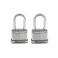 Master Lock M1XTLF Magnum Heavy Duty Padlock with Key, 2 Pack Keyed-Alike