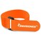 ENVISIONED Reusable Cinch Straps 2" x 100" - 2 Pack - Hook and Loop Straps ,Neon Orange