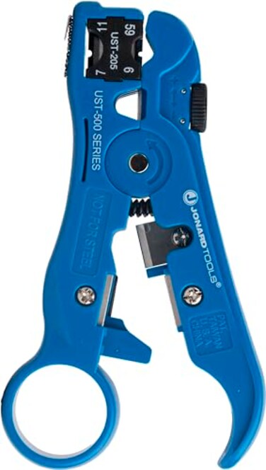 Jonard Tools Jonard UST-500 Universal Cable Stripper for RG59/6 and 7/11 Coax Cables
