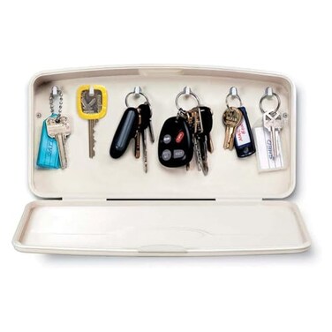 Lucky Line Compact 6 Hook Mountable Key Case
