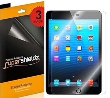 Supershieldz ,3 PackDesigned for Apple iPad Mini 3, iPad Mini 2, iPad Mini 1 Screen Protector, High Definition Clear Shield ,PET