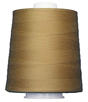 Superior Threads Omni 40-Weight Polyester Sewing Quilting Thread Cone 6000 Yard ,3043 Barley