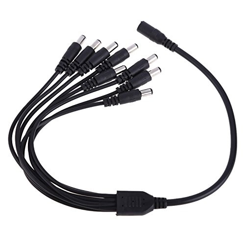 إنستالر سي سي تي في Installercctv Dc Power Splitter Cable 1 Female To 8 Male 5.5mmx2.1mm