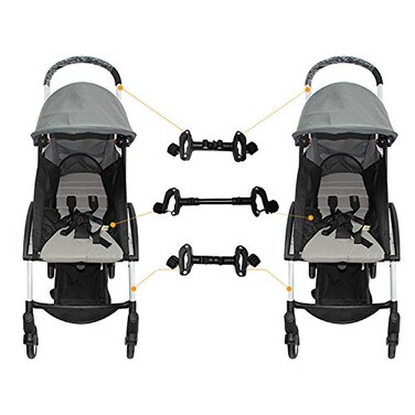 ROMIRUS Tandem Stroller connectors, Universal Stroller Pushcair Connector Twin Stroller Connector
