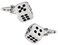 Cuff-Daddy Gambling Dice Craps Cufflinks with Presentation Box