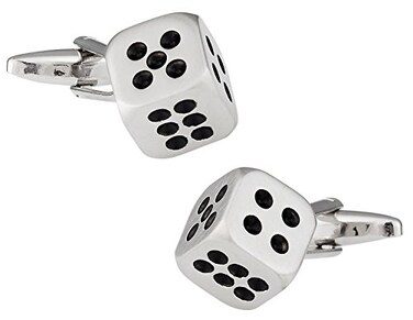 Cuff-Daddy Gambling Dice Craps Cufflinks with Presentation Box