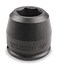 Proto Impact Socket, 1-1/2 In Dr, 2 In, 6 pt