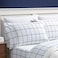 Nautica&ldquo; Twin XL Size Sheet Set, Crisp Cotton Percale Bedding with Matching Pillowcase, LightweightBreathable Bed Sheets, Deep Pocket, College Dorm Room Essentials ,Plot Blue