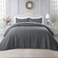 KASENTEX Queen Quilt Set 90x90, Soft Washed 3-Layer Lightweight