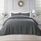 KASENTEX Queen Quilt Set 90x90, Soft Washed 3-Layer Lightweight