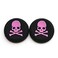 Ambertown Silicone Thumb Stick Grip Cap Joystick Thumbsticks Caps Cover for PS4 Xbox One PS3 Xbox 360 PS2 Game Controllers ,Pink Skull