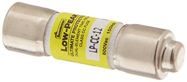 Bussmann COOPER BUSSMANN - LP-CC-12 - FUSE, 12A, 600V, TIME DELAY
