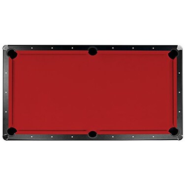Championship Saturn II Billiards Cloth Pool Table Felt , Red, 7-Feet