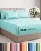 CGK Unlimited Extra Deep Full Sheet Set - 6 Piece BreathableCooling Sheets - Spa Blue