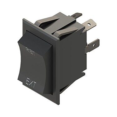 Lippert Components Lippert Replacement Power Tongue Jack Extend / Retract Switch Assembly, Exact-Match Component Fits Electric Trailer Jacking System to Raise or Lower, Rocker-Style Operation - 202010