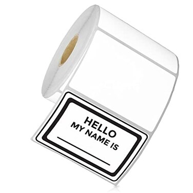 OfficeSmartLabels 3" x 2" Removable Direct Thermal Labels