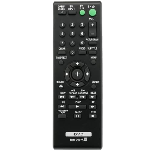 aiditiymi Aiditiymi rmt-d197a RMTD197a Replaced Remote Control Fit For Sony Cd Dvd