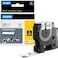DYMO Rhino Industrial Flexible Nylon Labels, 3/4" x 11.5', Black Print on White Tape