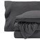 Bare Home Super Soft Fleece Sheet Set ,Full, Grey