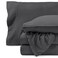 Bare Home Super Soft Fleece Sheet Set ,Full, Grey
