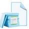 Dynarex Disposable UnderPad, 17" x 24", 22g, 100 Count, Medium Absorbency