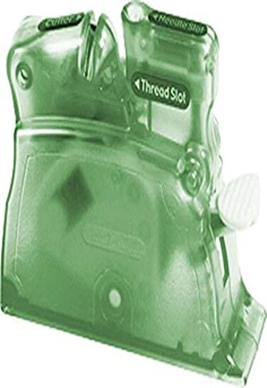 Clover Desk Needle Threader, Green ,4072