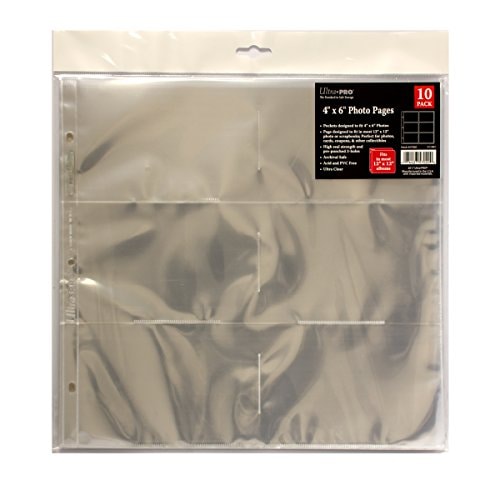 ألترا برو Ultrapro 12 X 12 Clear 3-ring Photo Pages 12inch x 12inch