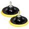 HIFROM 4-Inch/100mm Hook and Loop Backing Pad Orbital Sander Polisher Sanding Pad M10 Drill Adapter ,2-Pack