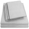 Sweet Home King Size Bed Sheets - 6 Piece 1500 Supreme Collection Fine Brushed Microfiber Deep Pocket King Sheet Set Bedding - 2 Extra Pillow Cases, Great Value, King, Dot Gray