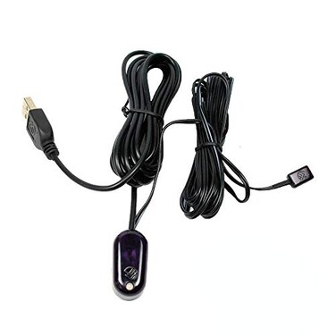SZBJ IR Repeater Infrared Remote Receiver and Emitters Control Kit Hidden IR System, USB Adapter for Amplifier Cable Box ,1 Receiver 1 Emitter