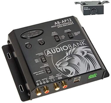 Audiobank High Performance Bass Machine AB-AP12 - Subwoofer Control Features, Equalization Circuit, Dash Mount Remote Control and Bass Indicator