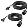 Cable Matters 2-Pack Hanging Light Cord with Switch, 15ft, Black