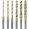 Proxxon 28876 HSS Twist Drill Set Titanium Nitride Coated with Brad Point