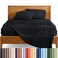 Bare Home Queen Sheet Set - 1800 Ultra-Soft ,Queen, Black