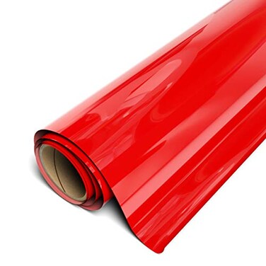 Siser EasyWeed HTV 11.8" x 3ft Roll - Iron on Heat Transfer Vinyl ,Bright Red