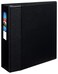 AveryHeavy-Duty 3 Ring Binder, 4" EZDRings, 1 Black Binder