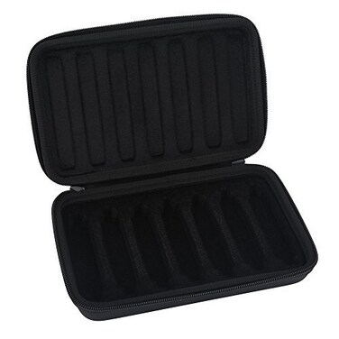 Dilwe Harmonica Case, Portable PU Leather Harmonica Storage Bag with Compatible for 7 Harmonicas