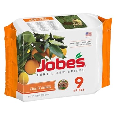 Jobes 2.2 lb. Fruit and Citrus Tree Spikes ,9-Count