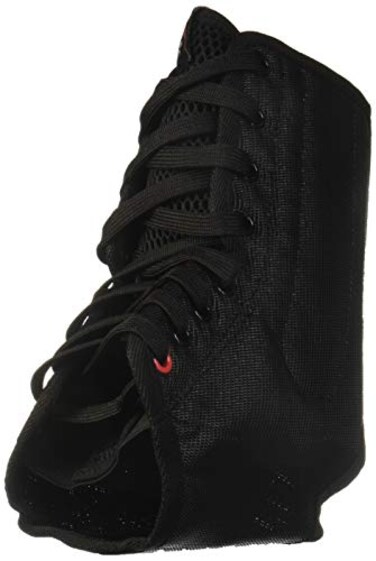 McDavid 199 Lightweight Laced Ankle Brace, Black, Large