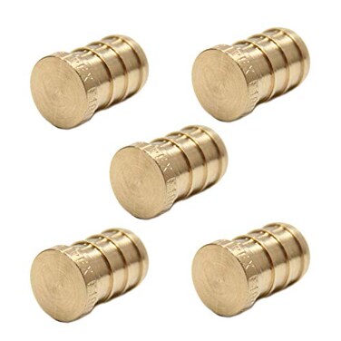 EFIELD 5-PACK Barb Crimp Pex 1/2-inch Plug ,End Cap,PEX1807231-5