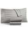 Charter Club Damask Stripe King 4-Pc Sheet Set, 550 Thread Count Pure Supima Cotton ,Smoke
